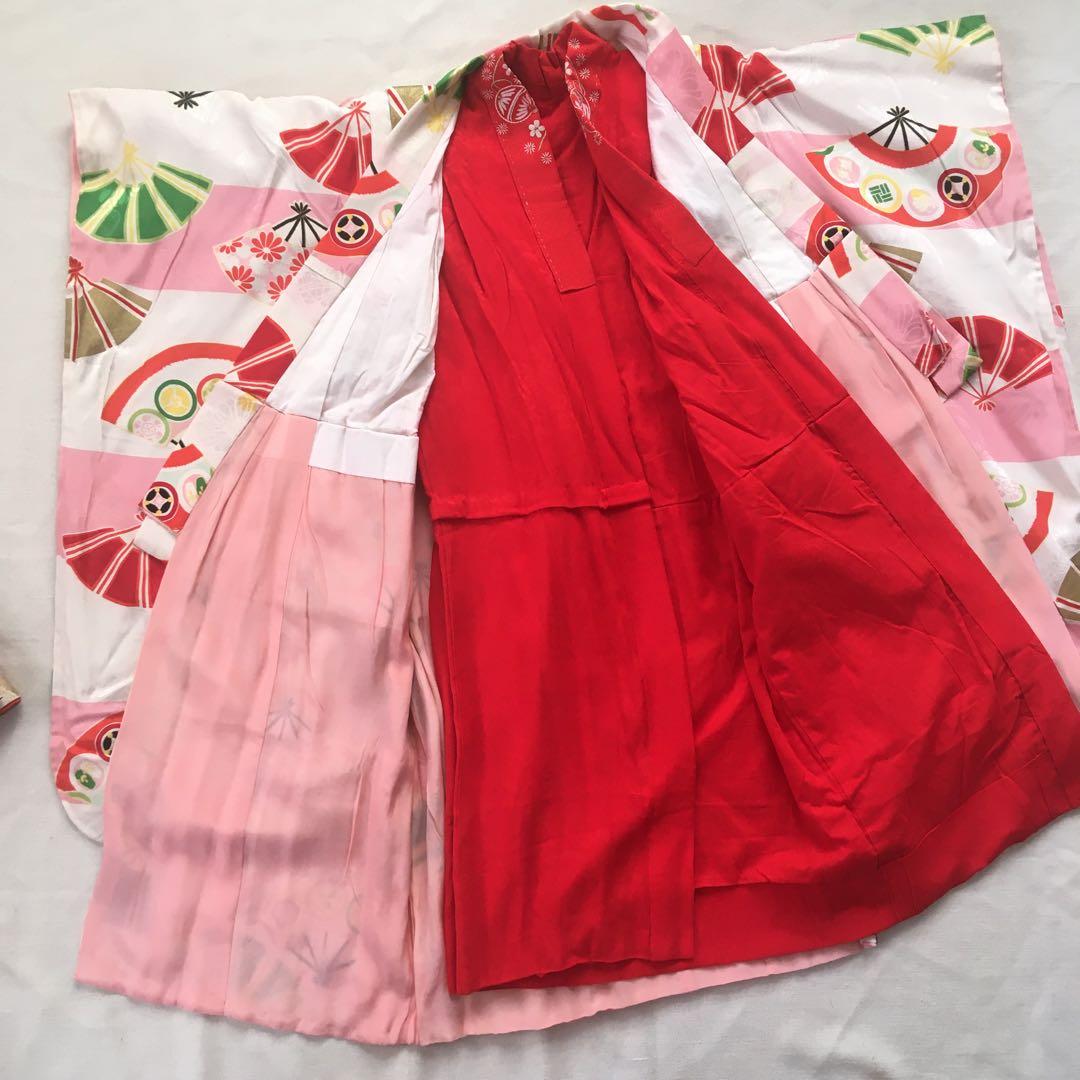 七五三　きもの　7歳　小物付き