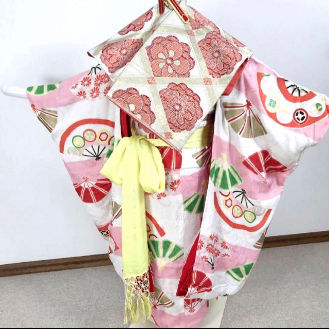七五三　きもの　7歳　小物付き