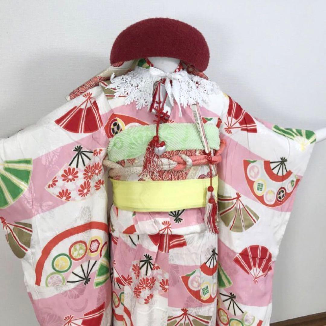 七五三　きもの　7歳　小物付き