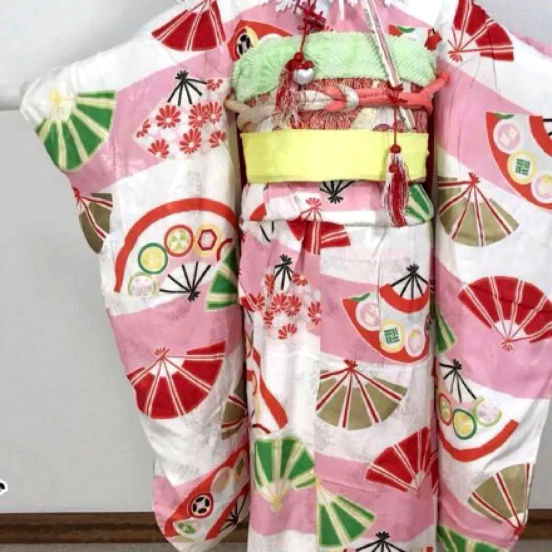 七五三　きもの　7歳　小物付き