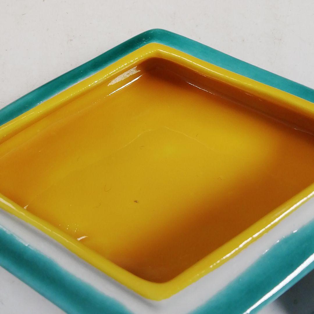 Ｗ２８２　香合　『菱餅　香合』『高野昭阿弥 造』　共箱　茶道具