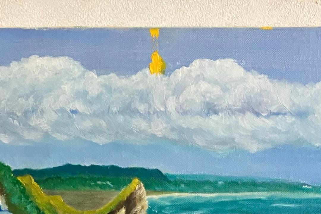 山下清 油絵 油彩画　風景画　模写