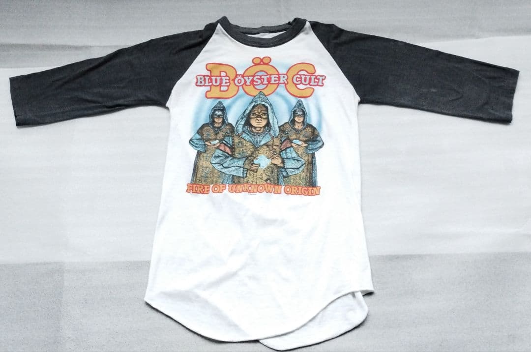 80s Blue Oyster Cult ラグラン Tシャツ