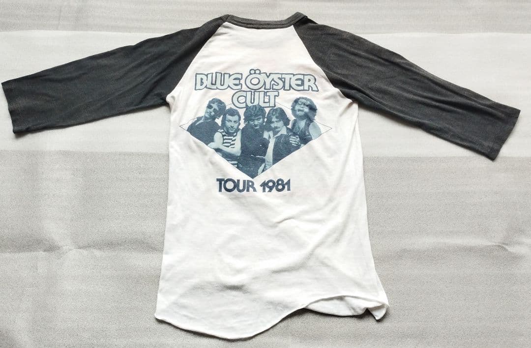 80s Blue Oyster Cult ラグラン Tシャツ