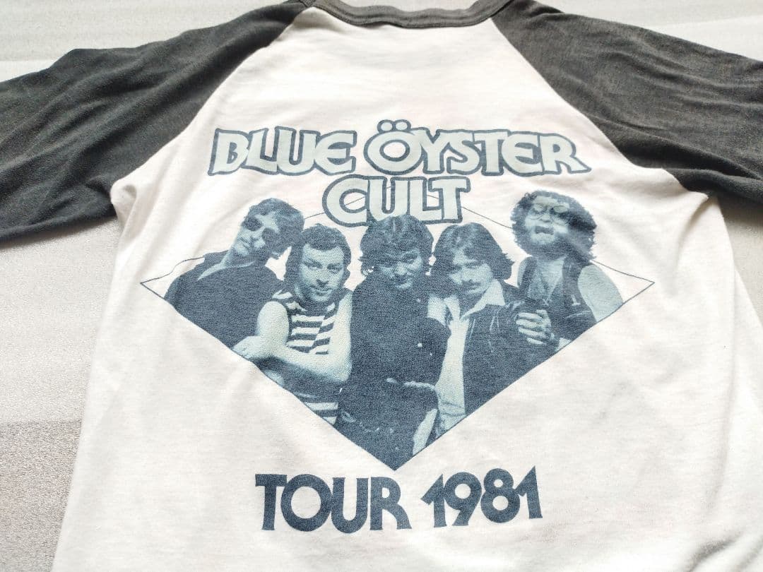 80s Blue Oyster Cult ラグラン Tシャツ