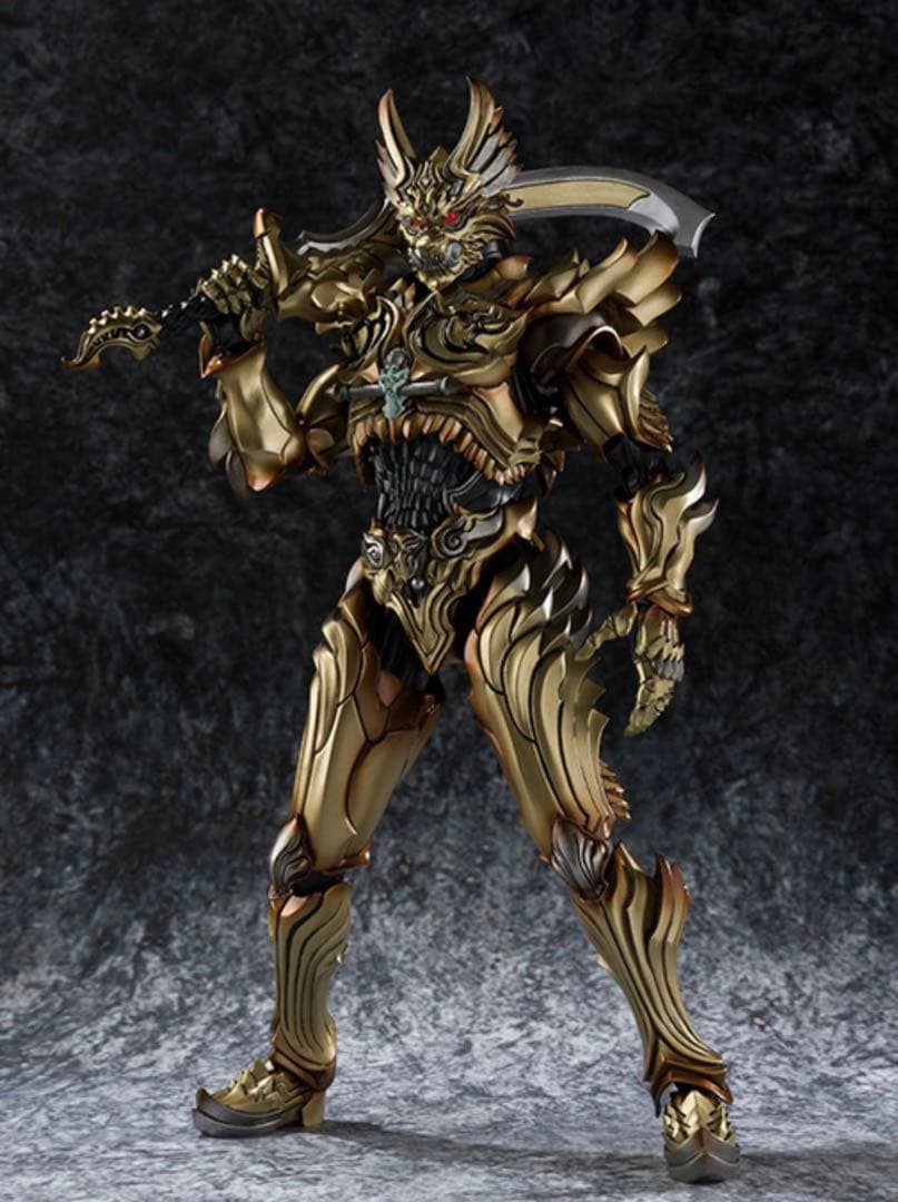 魔戒可動 炎刃騎士ゼン＆天弓騎士ガイ 金色（こんじき）Ver.セット