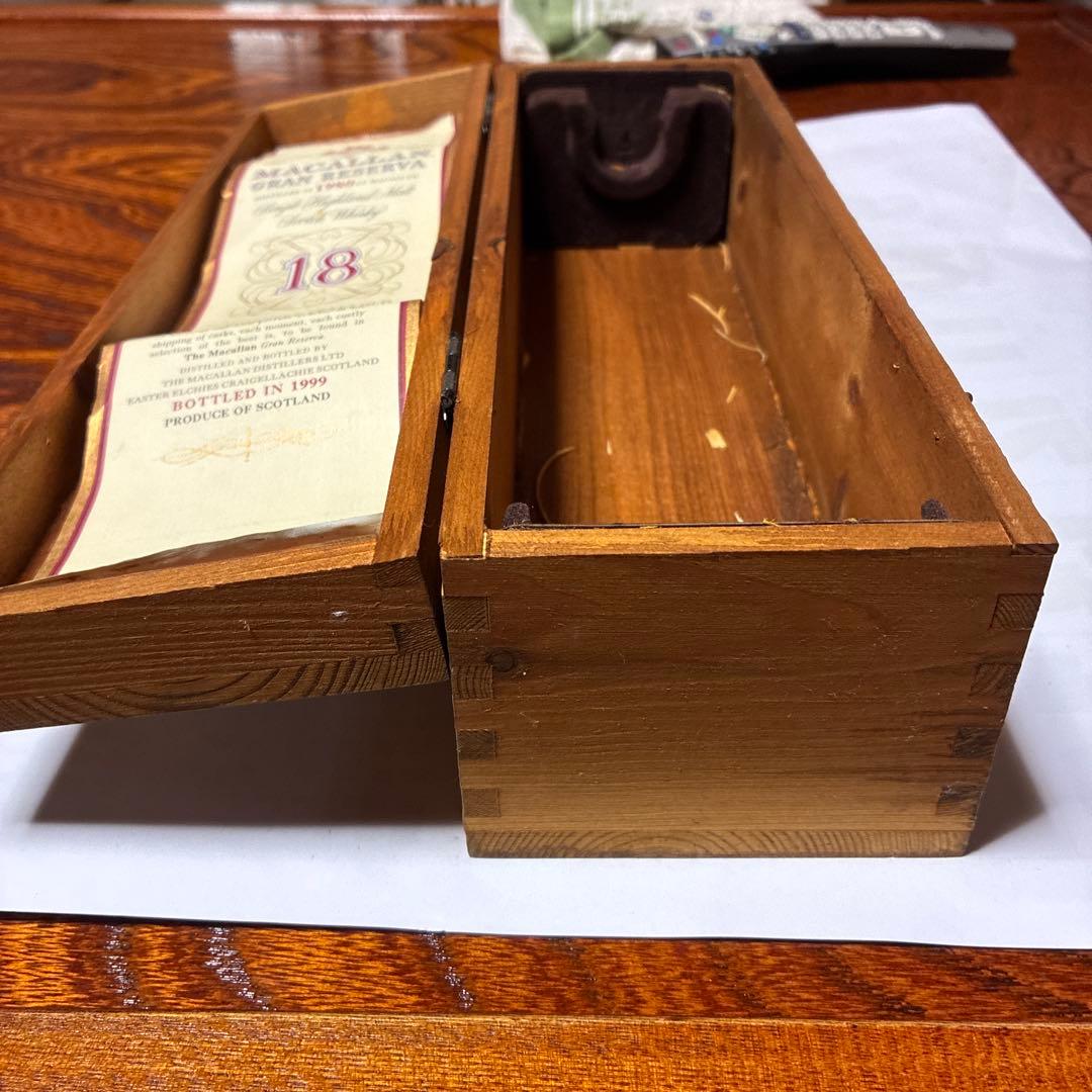 ザ・マッカラン グランレゼルバ 18年 1980年 木箱のみ