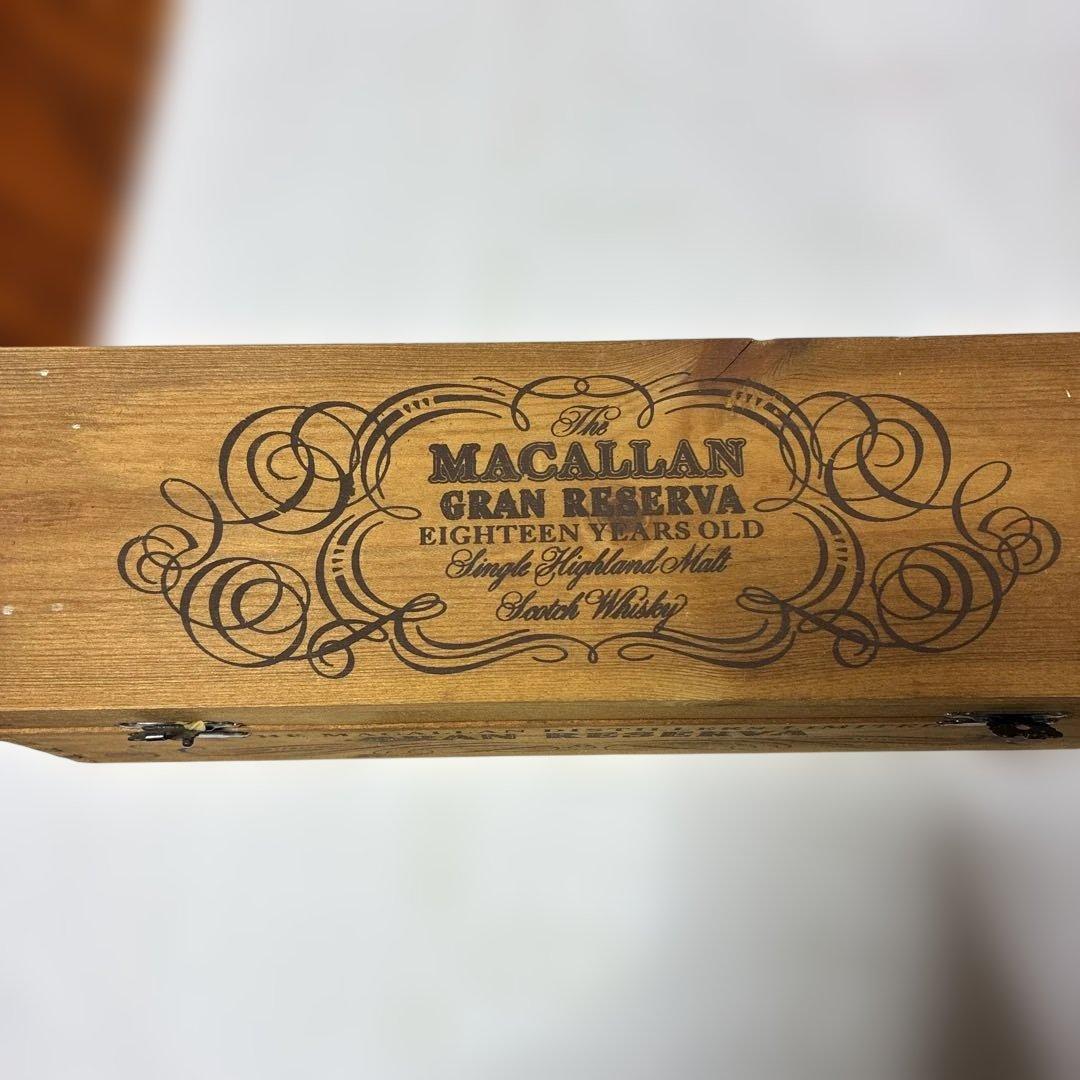 ザ・マッカラン グランレゼルバ 18年 1980年 木箱のみ