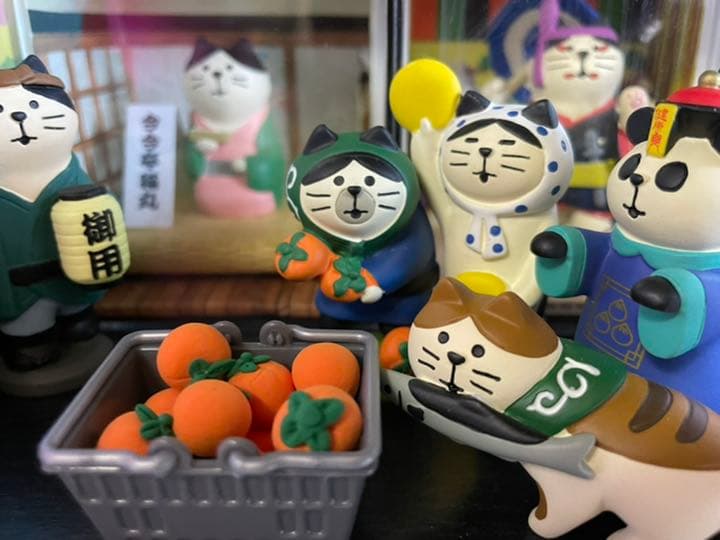 終了　デコレ コンコンブルなどに　ハンドメイド　柿6個
