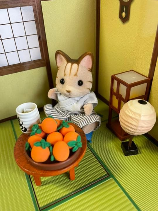 終了　デコレ コンコンブルなどに　ハンドメイド　柿6個