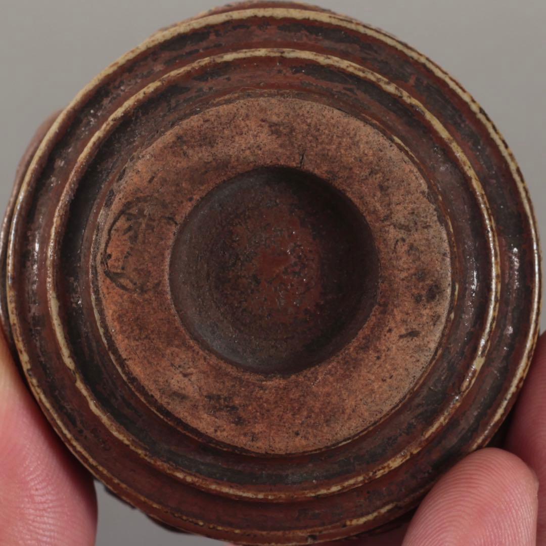 大堀相馬焼 筒盃 ぐい呑み 酒器 煎茶道具 古道具 アンティーク 古作