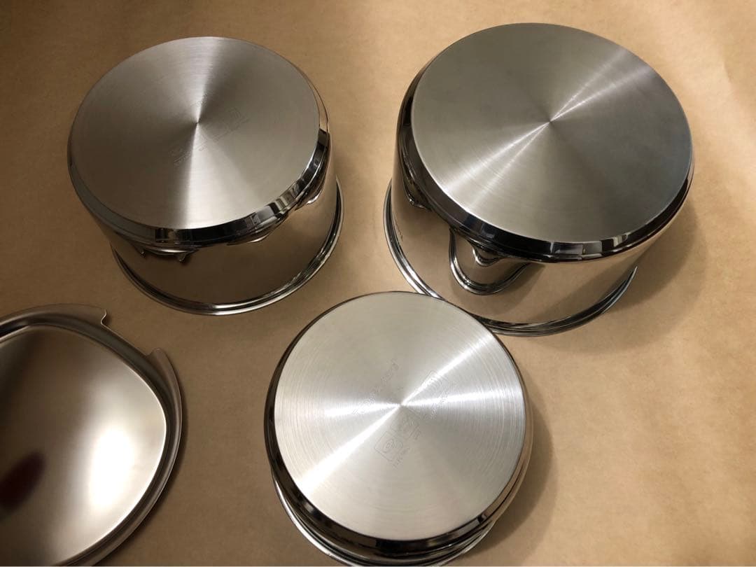 未使用　Tupperware タッパーウェア　コンパクトクックウェア 鍋セット