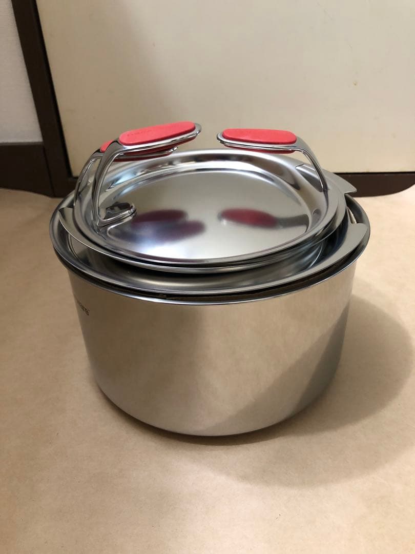 未使用　Tupperware タッパーウェア　コンパクトクックウェア 鍋セット