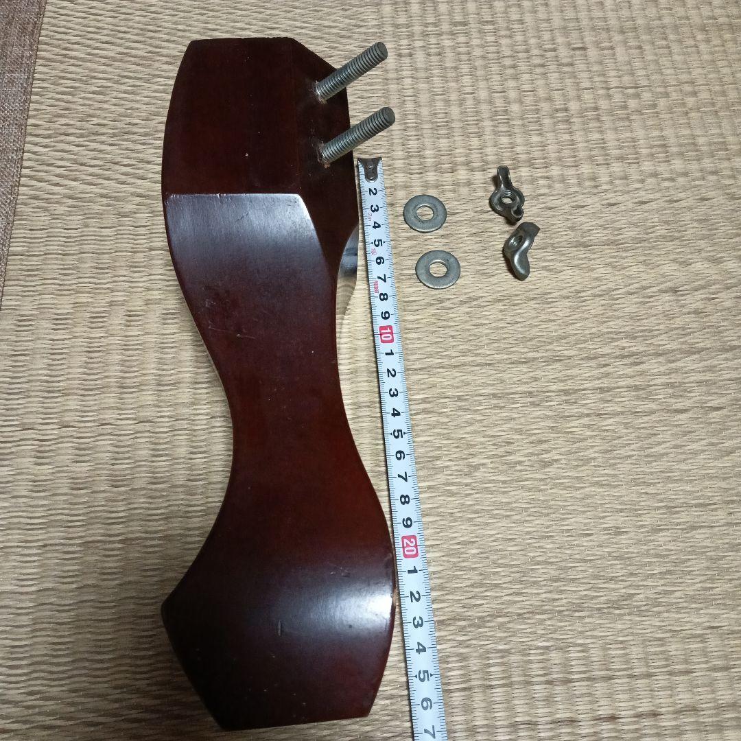 引取限定　ダークブラウン木製座卓　一枚板風　取り外し脚　猫脚　DIY