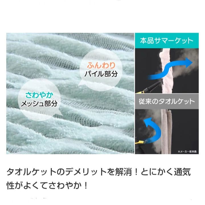 新品 そよ風サマーケット シングルサイズ ミントグリーン