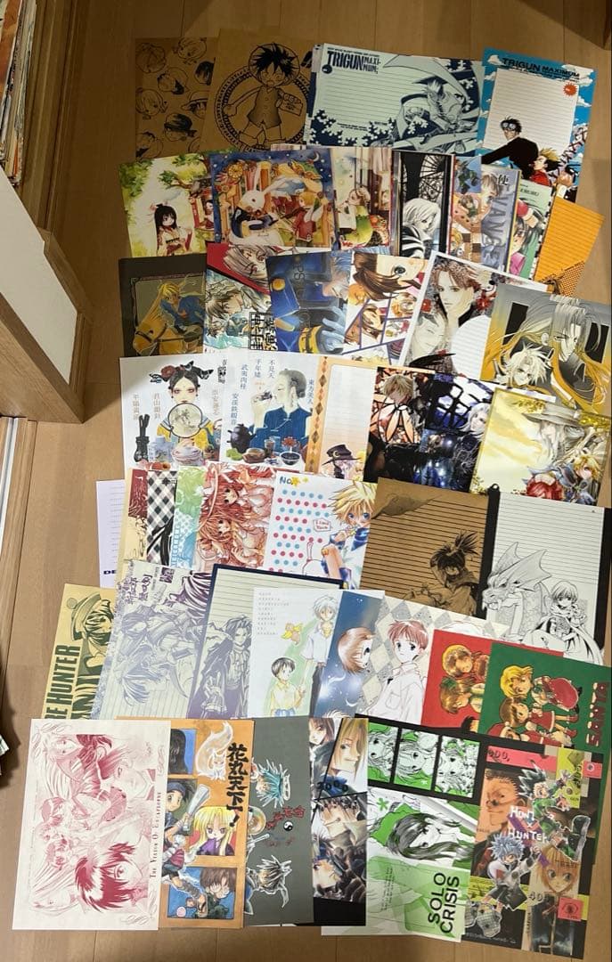 同人便箋 約2000種↑ 7000枚↑ 尚月地 あづみ冬留 猫娘捨三郎 中村春菊