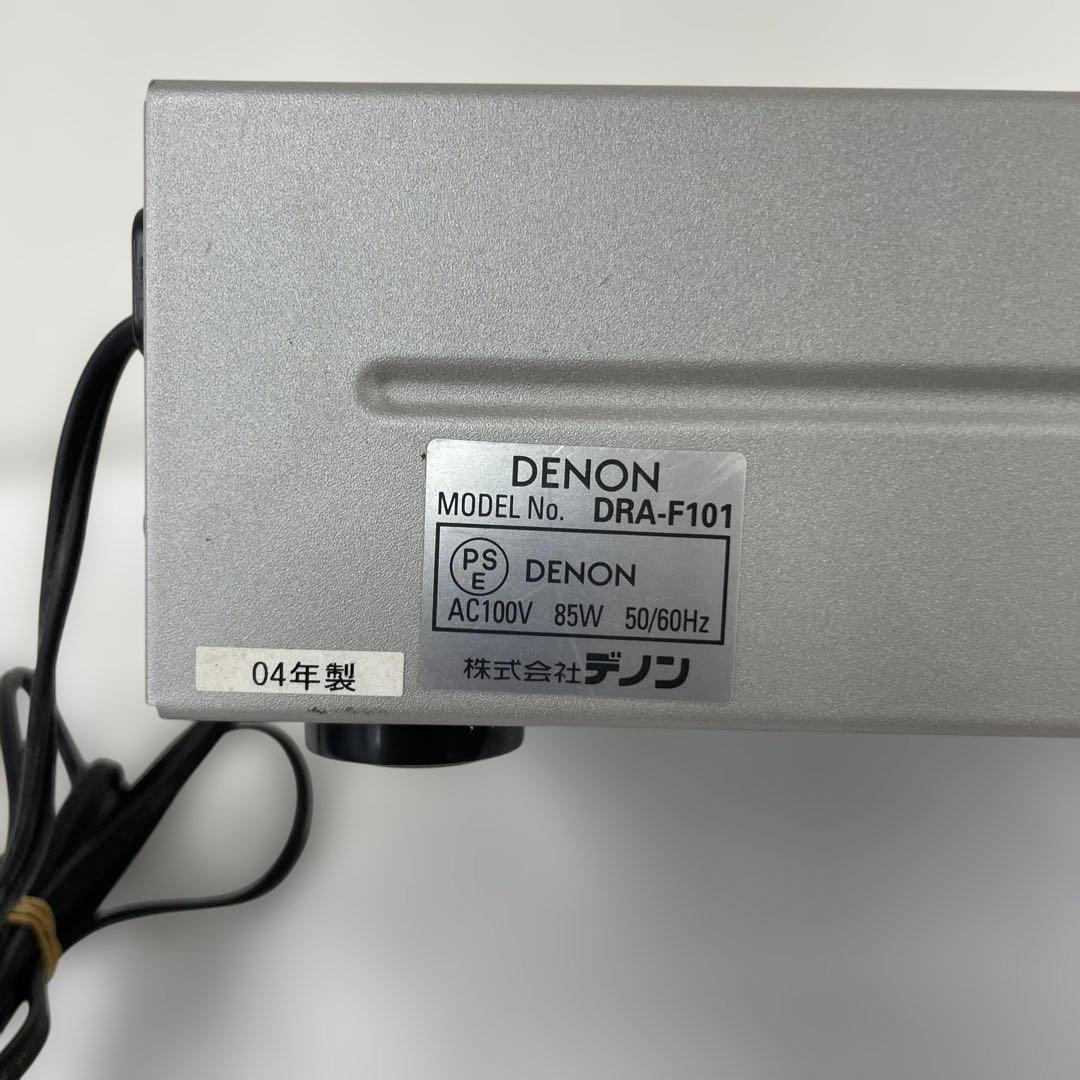 DENON DRA-F101 AM/FMステレオレシーバー 動作品 リモコン付