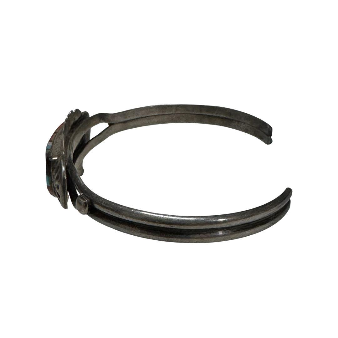 ビンテージ　ズニ族　インディアンジュエリー　スターリングシルバー　バングル