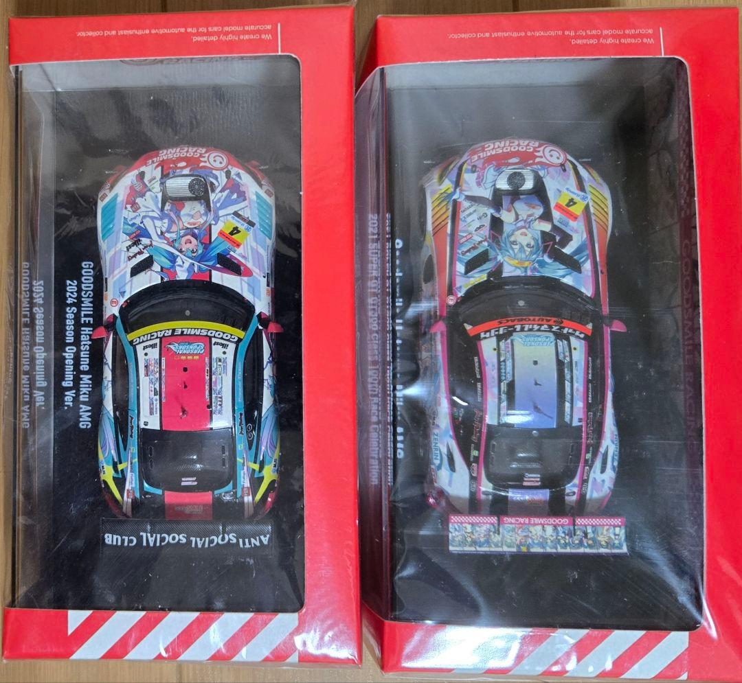 1/43 SUPER GT グッドスマイル AMG ４台セット
