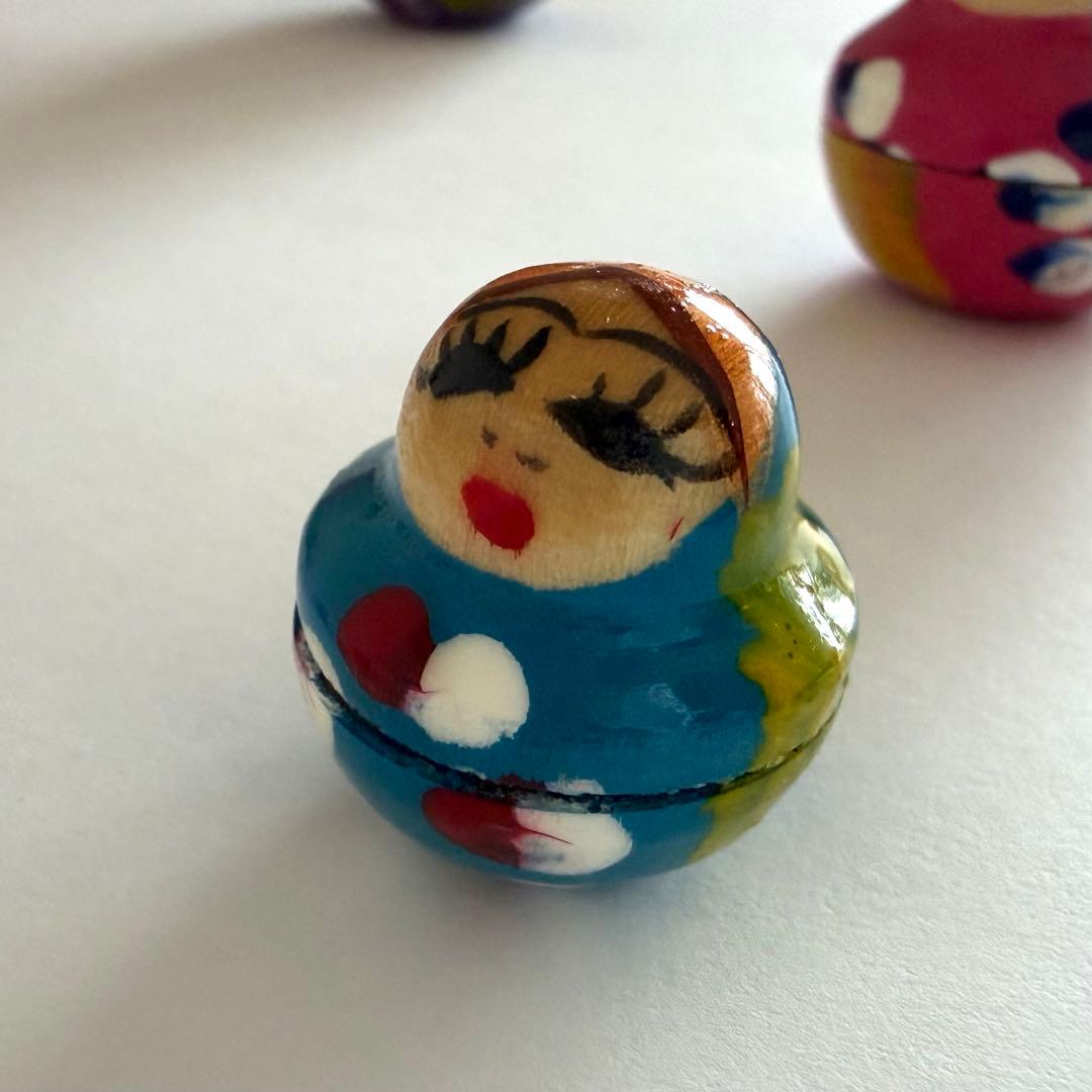 マトリョーシカ 木製 入れ子人形　ロシア族　置物　インテリア　雑貨　かわいい
