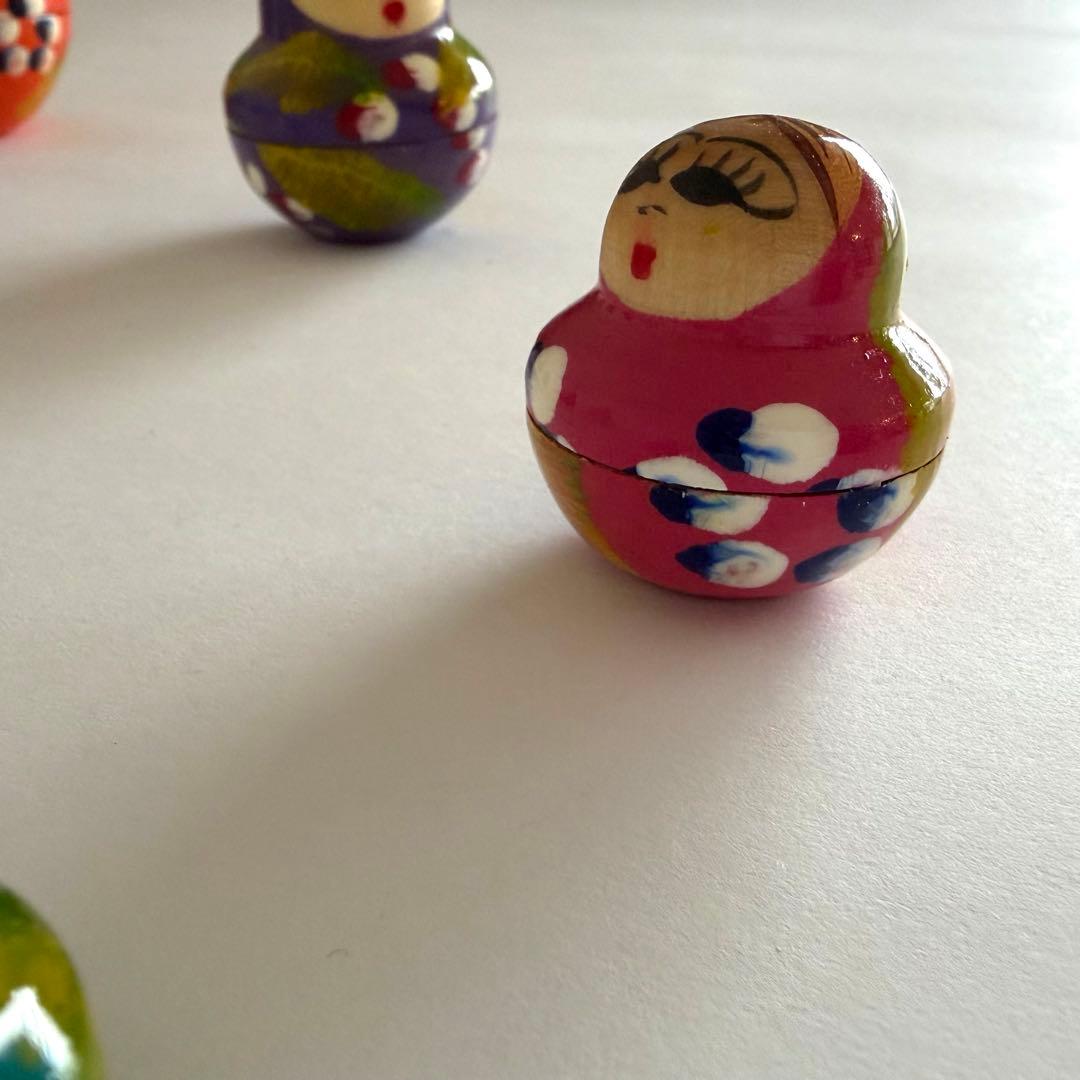 マトリョーシカ 木製 入れ子人形　ロシア族　置物　インテリア　雑貨　かわいい