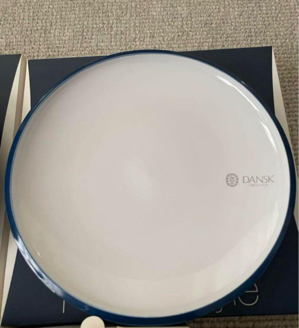 ◆新品未使用品◆ DANSK 皿　2枚セット　ブルー
