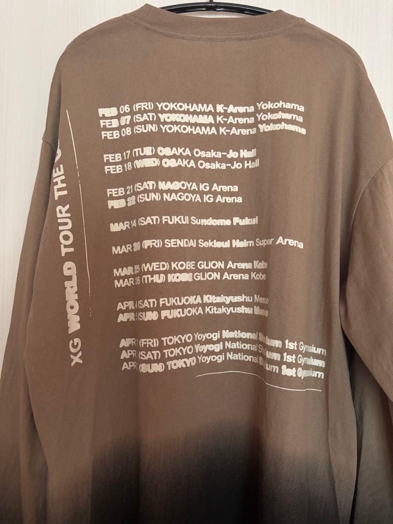 ミュージシャン XG Long Sleeve Tee \"THE CORE\" GREIGE M