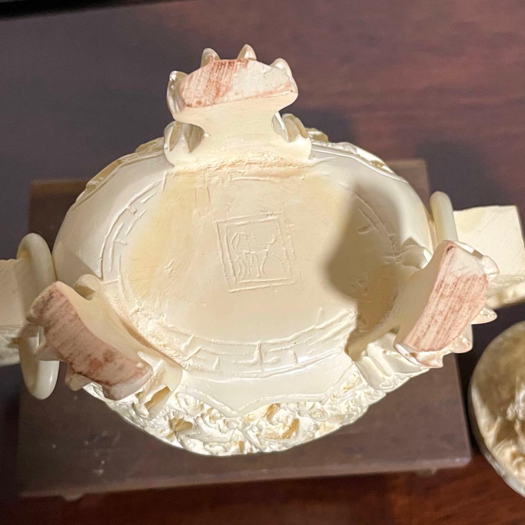 『中国』　アンティーク　練物　獅子鈕蓋爐　香炉　置物 骨董 中国工芸品香炉