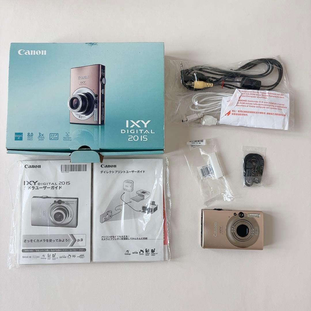 Canon デジタルカメラ IXY DIGITAL 20IS キャメル