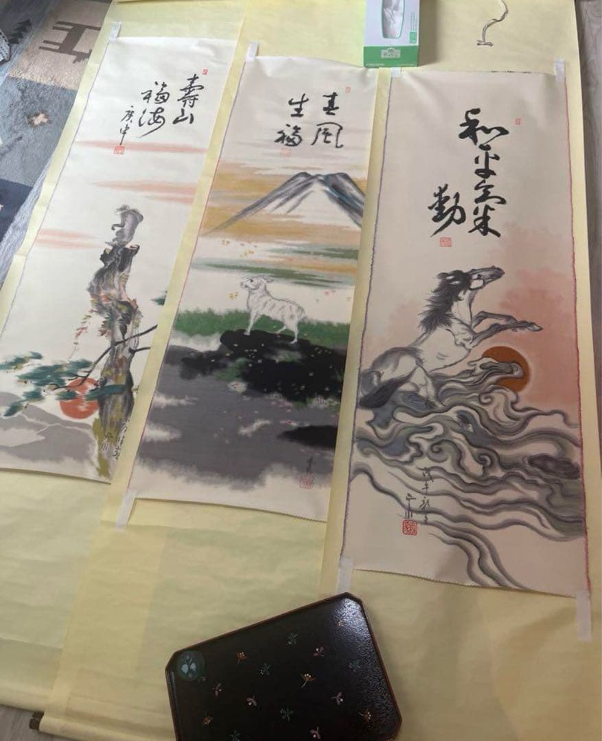 御干支掛軸 十二支