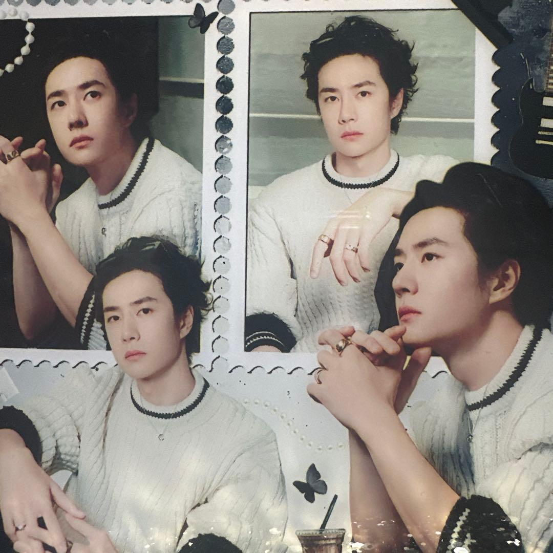 王一博 シャネル　2番スタジオ　新両面レジン九宫格玄関置物