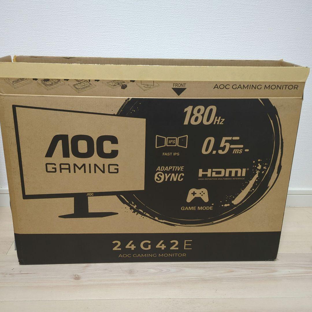 AOC ゲーミングモニター 24G42E/11, 23.8インチ