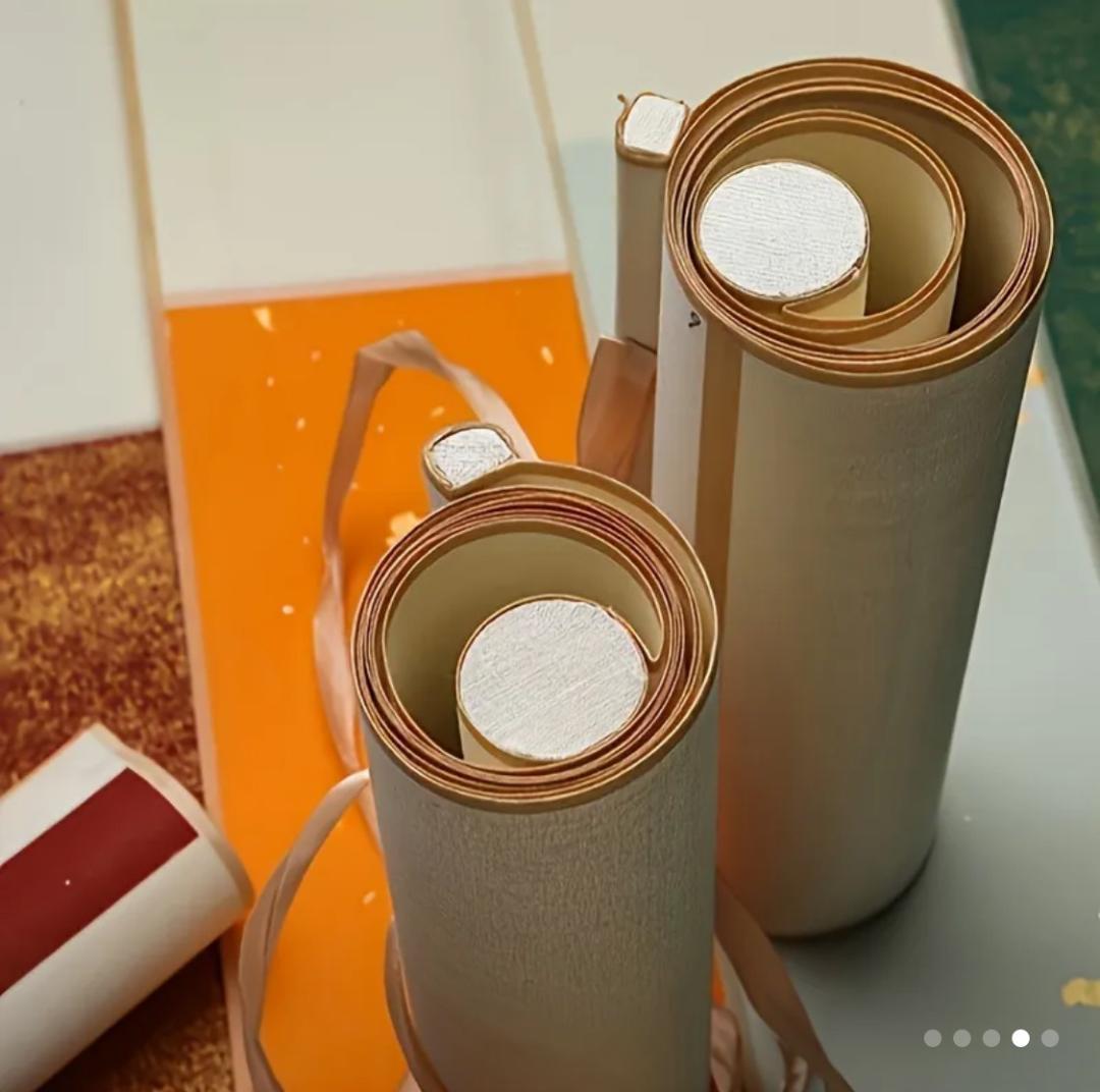 あ*読様 カラフルな仏像の掛軸