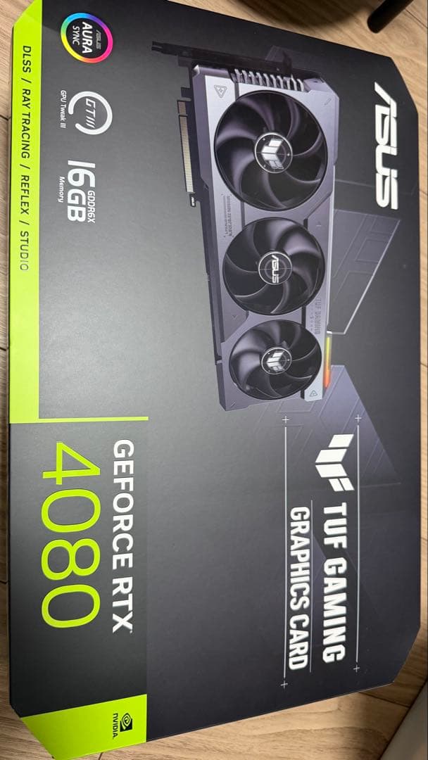 グラフィックボード・グラボ・ビデオカード ASUS TUF GAMING GeForce RTX 4080 16GB