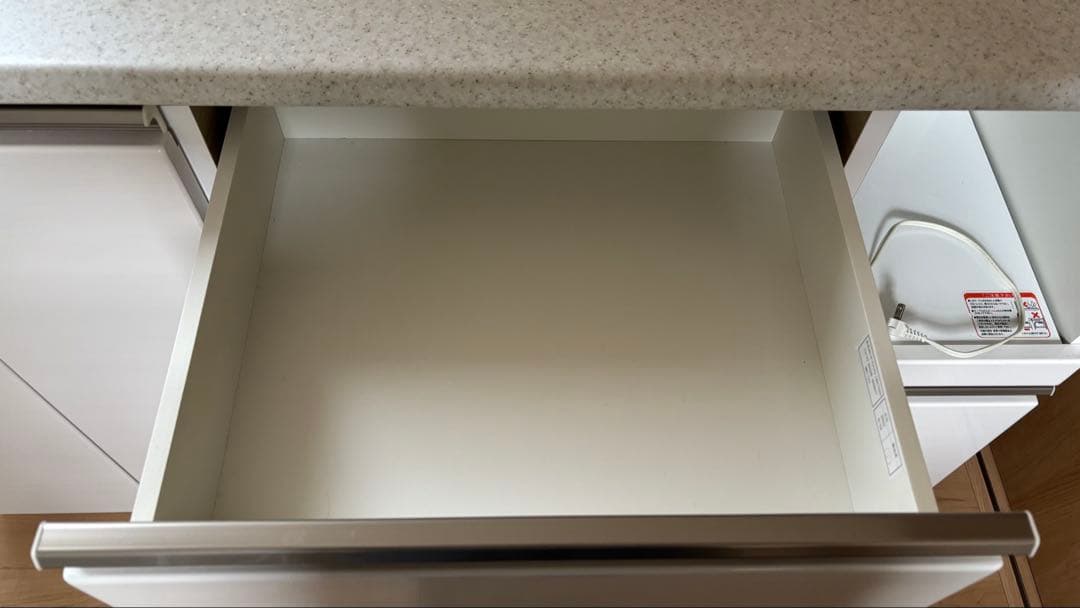 ニトリ　キッチンカウンター　キッチンボード　アルミナ2 140CT ホワイト