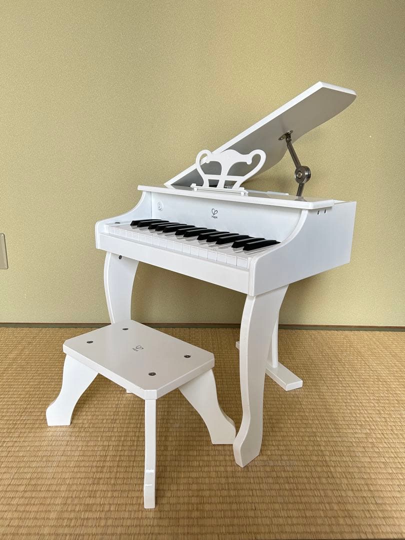 Hape ミニピアノ ホワイト