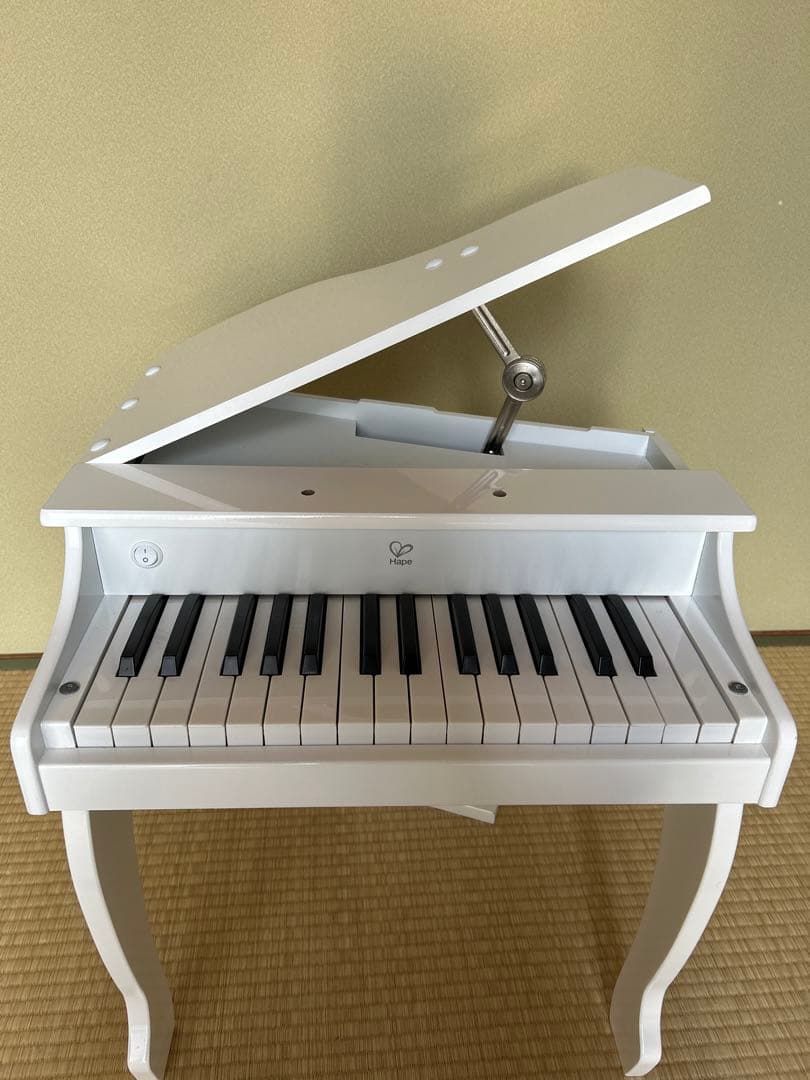 Hape ミニピアノ ホワイト