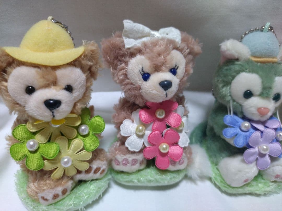 ディズニーシー　ダッフィーフレンズ スプリングインブルームぬいぐるみストラップ