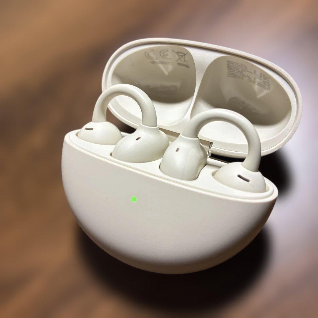 t*i様 HUAWEI FreeClip ワイヤレスイヤホン ベージュ