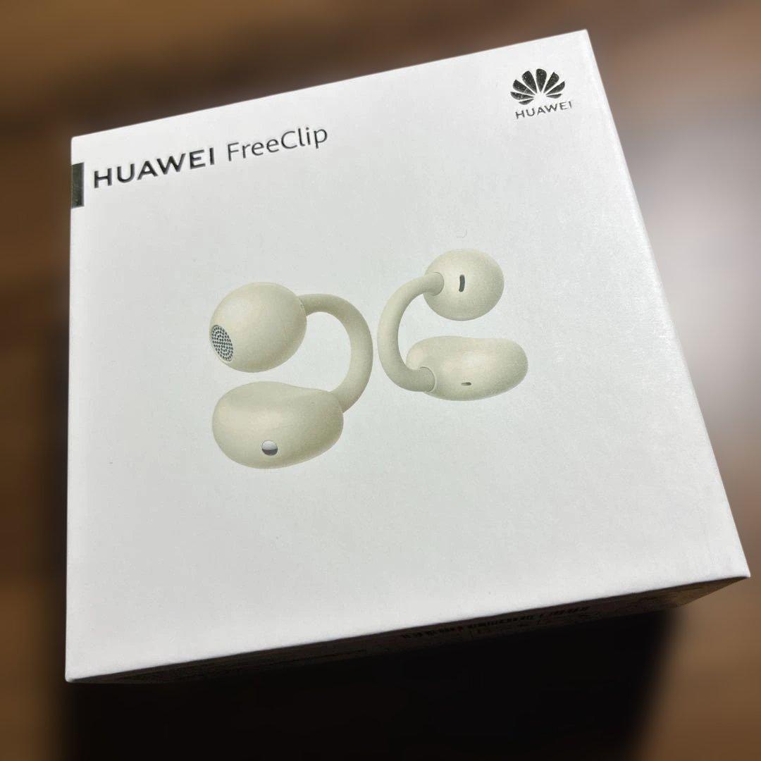t*i様 HUAWEI FreeClip ワイヤレスイヤホン ベージュ