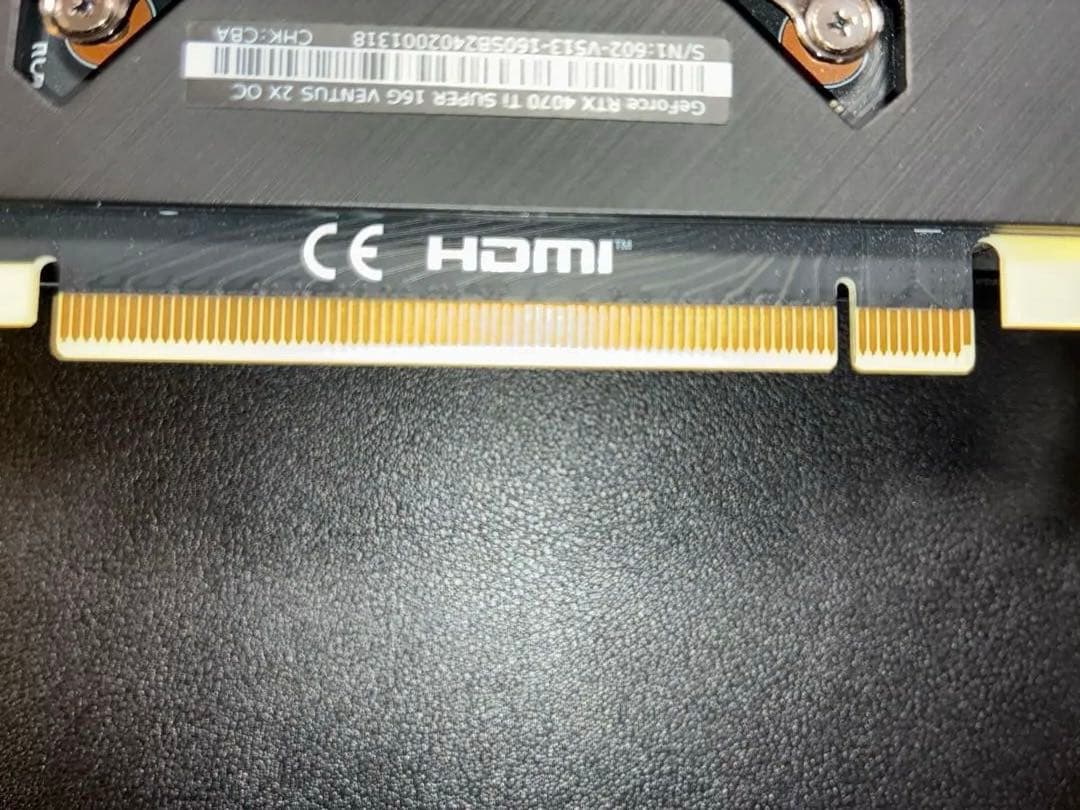 グラフィックボード・グラボ・ビデオカード MSI GeForce RTX 4070 Ti Super ventus 2x