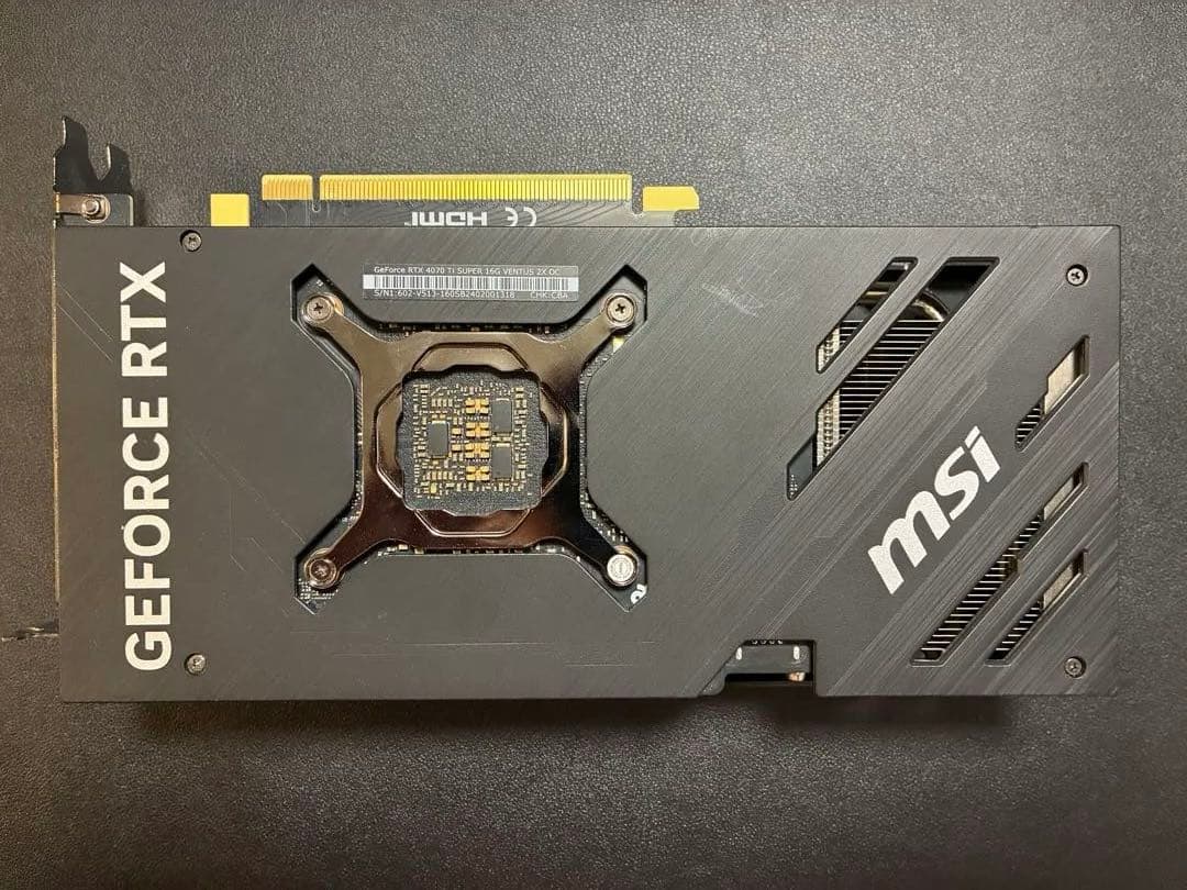 グラフィックボード・グラボ・ビデオカード MSI GeForce RTX 4070 Ti Super ventus 2x