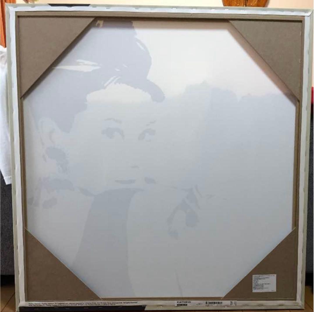 美品✨オードリーヘップバーン　IKEA 廃盤品 アートパネル 90x90cm