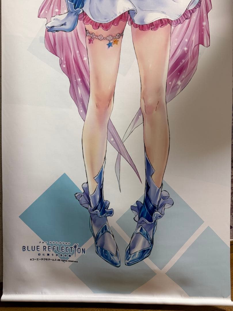 BLUE　REFLECTION 白井日菜子　等身大　タペストリー　岸田メル