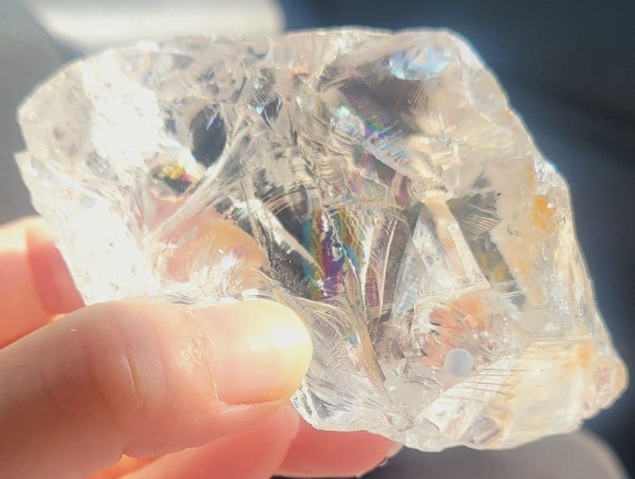 月末限定特価！☆美麗　虹キラキラヒマラヤ水晶　原石☆