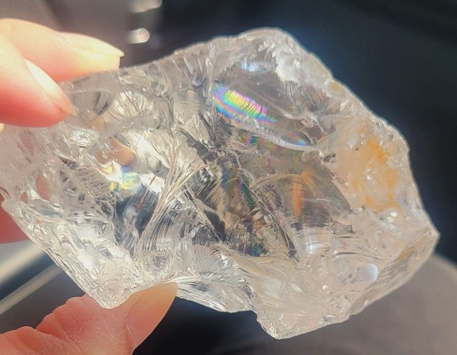 月末限定特価！☆美麗　虹キラキラヒマラヤ水晶　原石☆