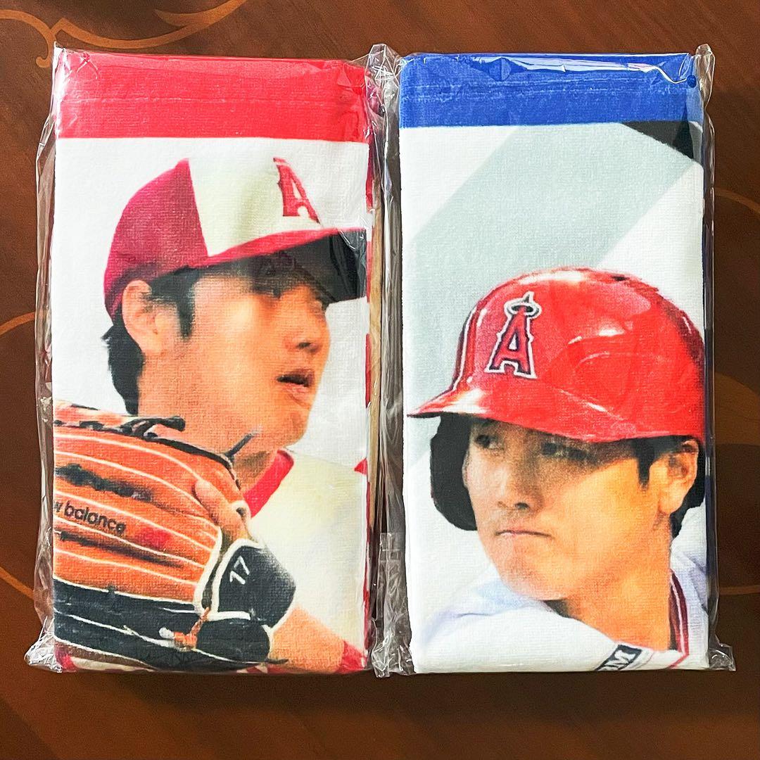 大谷翔平　スリムバスタオル　「投」＆「打」　郵便局限定　エンスカイ