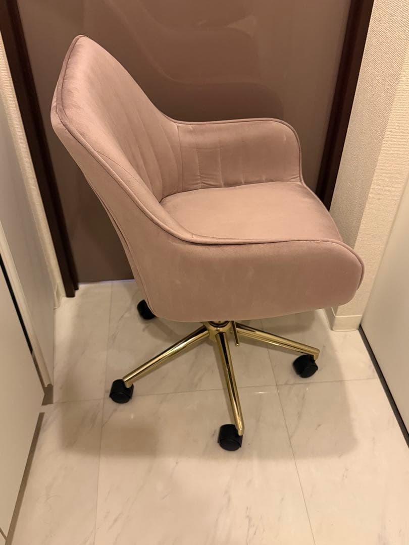 Francfranc エルドラド デスクチェア ピンク