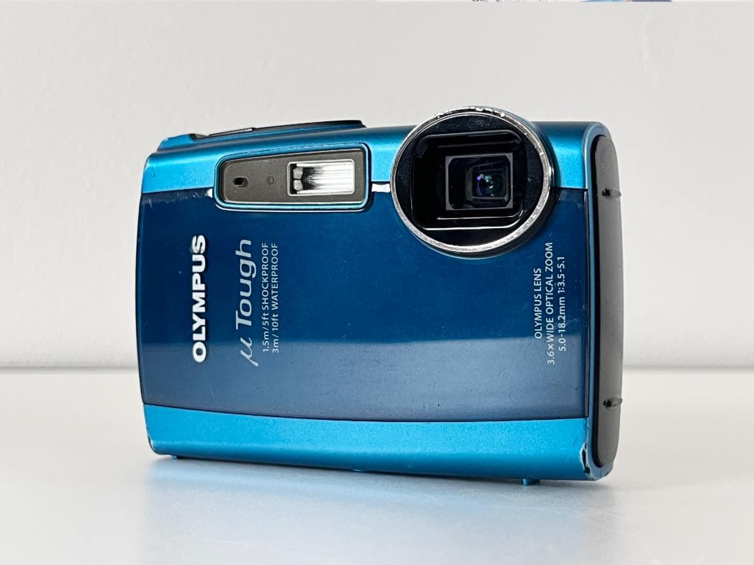 【購入時一式】OLYMPUS μ TOUGH-3000・未使用バッテリー付