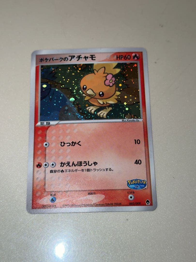12/0496 ポケパークのアチャモ 002/009